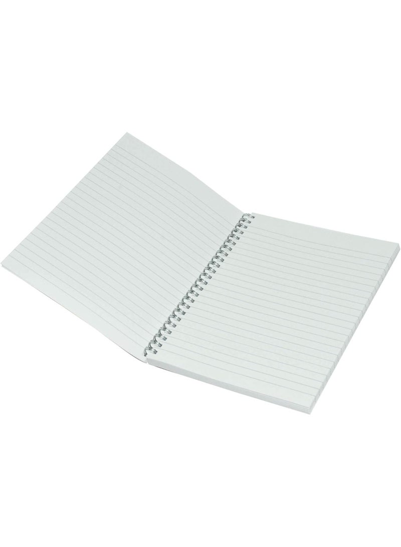 FIS 10-Piece Light Spiral Soft Cover Notebook Single Ruled (100 Sheet) A5 Size - LINBA51710S - Image 1